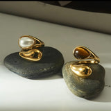 Goccia di Perla Ring