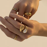 Goccia di Perla Ring