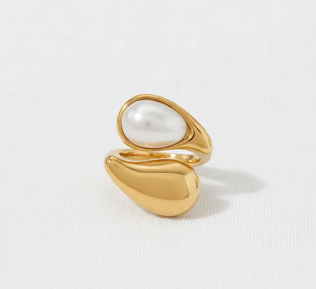 Goccia di Perla Ring