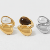 Goccia di Perla Ring