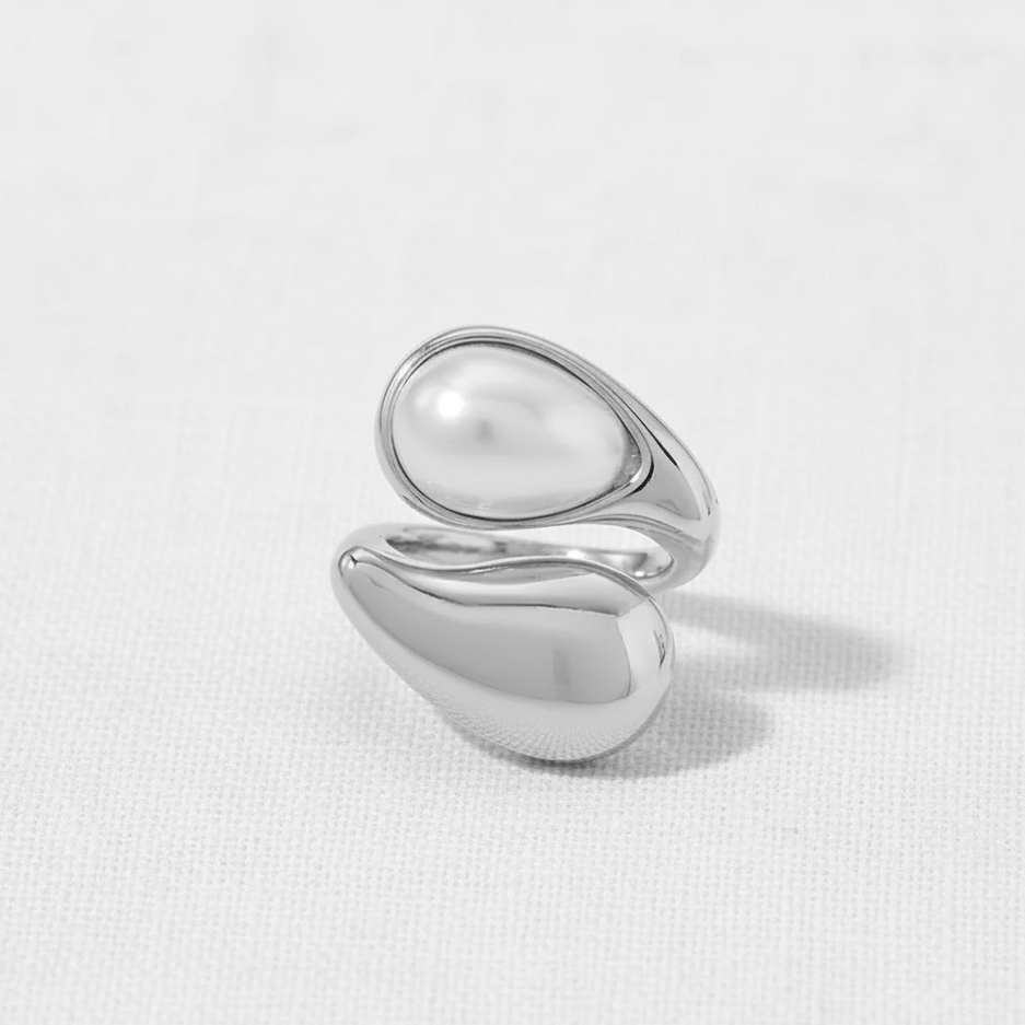 Goccia di Perla Ring