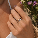 Onda Bicolor Ring