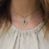 Foglia Smeraldo Kette